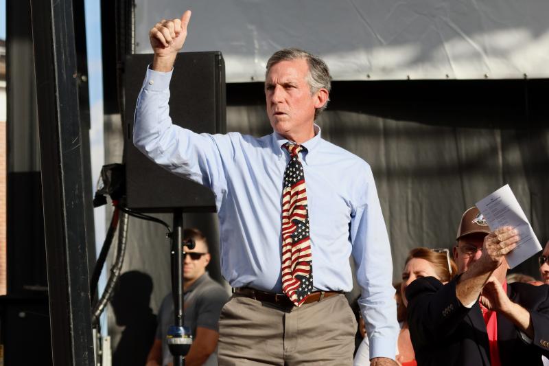 Gov. John Carney acknowledges the crowd. It was Carney’s last Return Day as governor. But he said he will be back in his new role, mayor of Wilmington.